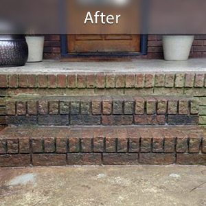 Sinking stairs repaired with PolyLevel® Reno