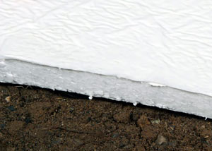 Insulation installed on a crawl space floor in Kings Beach