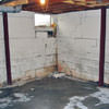 Rusted, corroded i-beams found with a failing foundation in a Wellington home.