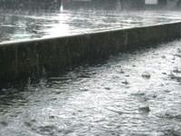 Heavy rains in a downpour in Stateline.