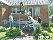 Helicial Deck Pier Prep