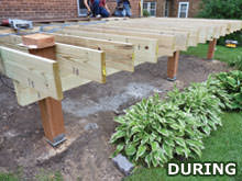 Helical Deck Pier Installation