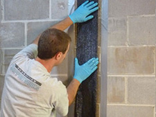 CarbonArmor® Strip applied to wall in South Lake Tahoe