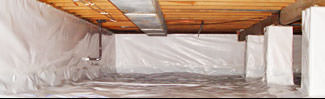 an encapsulated crawl space system in Gardnerville